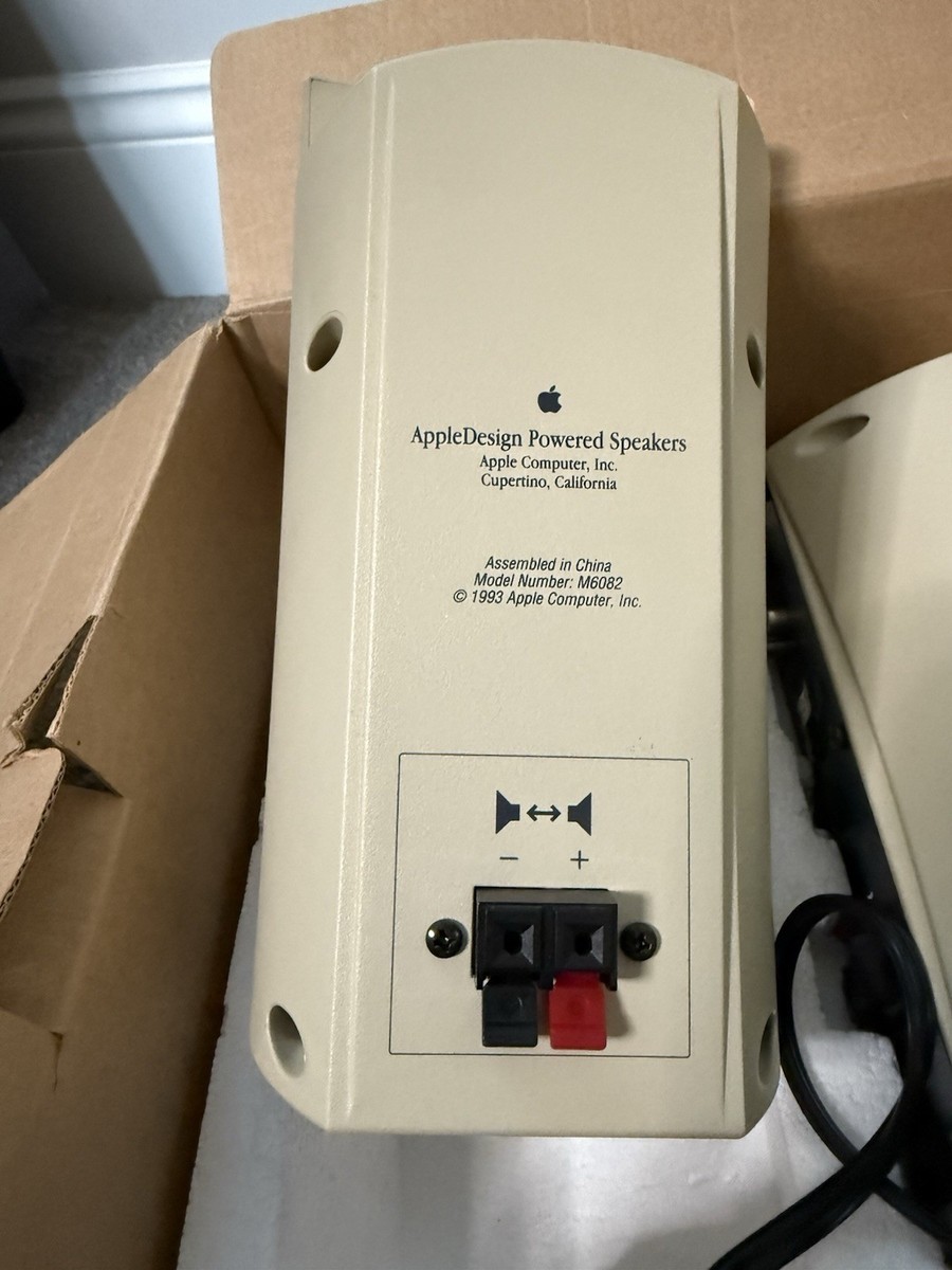 PCスピーカー Apple Design Powered Speakers Just got these AppleDesign speakers from an auction, untested no