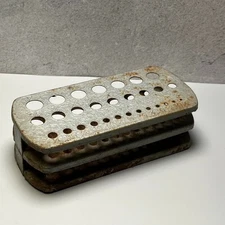 29 Hole Letters Drill Bit Stand INDEX Metal Made In USA DIY Handyman Garage