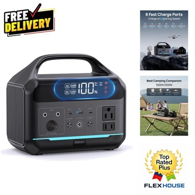 Portable Generator with 9 Outputs - Safe Energy Source for Outdoor Enthusiasts
