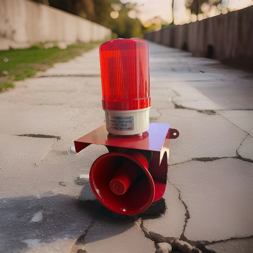 Commercial Home RC Panic SOS Siren 120dB Alarm Emergency Warning Strode Light - Image 3 of 4