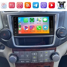 For 2008-2013 Toyota Highlander Car Stereo 32G Radio Android 13 CarPlay GPS NAVI