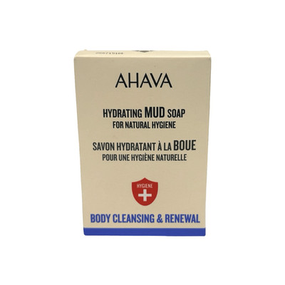 Ahava Hydrating Mud Soap 3.4 oz / 100g Dead Sea Minerals Detoxifies Bodycare