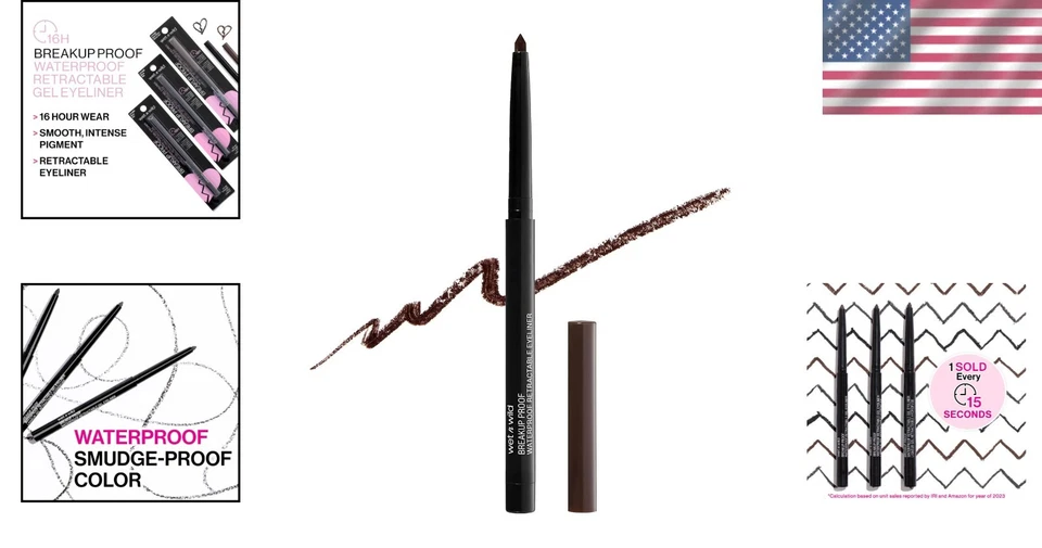 16-Hour Gel Eyeliner - Smudge-Proof & Lightweight for All Day Wear - Image 2 of 4