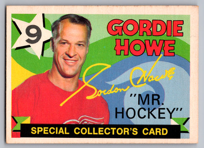 1971-72 O-PEE-CHEE #262 GORDIE 'MR. HOCKEY/HOWE DETROIT RED WINGS RETIREMENT