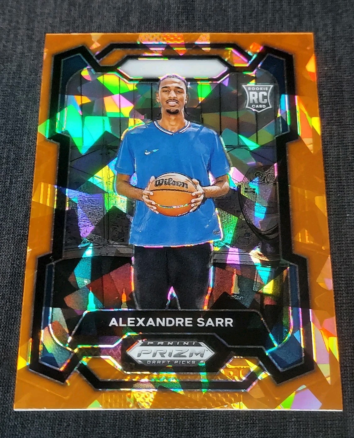 2024-25 Panini Prizm Draft Picks - Alexandre Sarr #52 Orange Ice Prizm (RC) 💎 