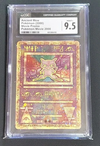 CGC 9.5 MINT+ Ancient Mew 2000 Movie Promo Reverse Holo Pokemon Card