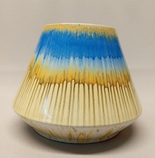 Rare Shelley Harmony Drip Ware "Volcano" Vase Art Deco Ceramic Eric Slater