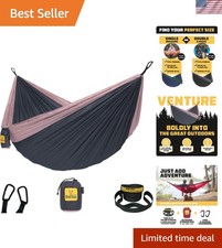 Camping Hammock – 500lbs Portable Hammock with Tree Straps - Travel, Backpack...