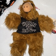 ALF Hand Puppet, Burger King 1988, Born To Rock Shirt