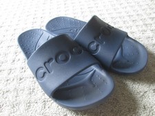 Dark Blue Crocs Slides Sandals Men's 7 / Women's 9 Molded Lightweight Fit