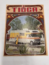 Brochure camper Tioga 1975 Fleetwood camper Dodge camion bello originale 75