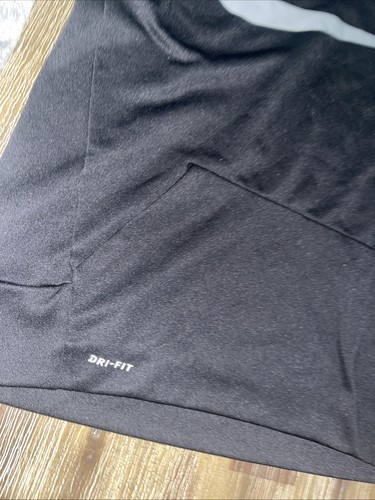 Boys NIKE DRI-FIT hoodie Black Size Youth LARGE - Picture 4 of 11