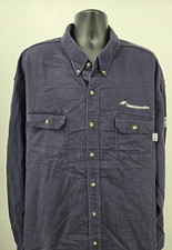 Tyndale FR Work Shirt 5XL 8 Cal Cat 2 NFPA 2112 Mens Medium USA Fire Resistant