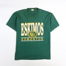 Vintage Edmonton Eskimos T-Shirt Size XL 90s CFL