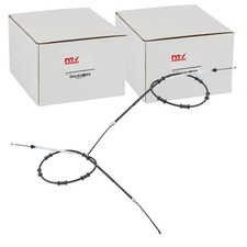 2x NTY HANDBREMSSEILE passend für FIAT DOBLO OPEL COMBO TROMMELBREMSE