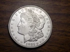 MORGAN SILVER DOLLAR 1921 D FROSTY AU/BU SEMI PL NICE MIRROR LOOK