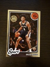 2025-26 Topps Basketball 1980 Throwback Dylan Harper RC #80BK-52