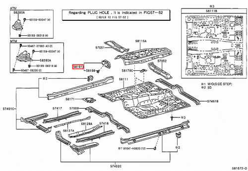 Genuine Toyota Prado 120 150 Series VZJ RZJ GRJ RHD Floor Pad Foot Rest Auto AT - Bild 3 von 11