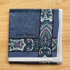 HANDKERCHIEF VINTAGE PAISLEY BANDANA MEN'S POCKET SQUARE COTTON 18" B0855