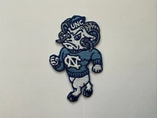 UNC UNIVERSITY OF NORTH CAROLINA TAR HEELS Embroidered Iron On Patch 3”X 2”