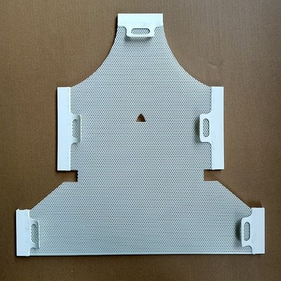 5 clamps head shoulder mask radiotherapy thermoplastic mask 2.4mm white 2pz