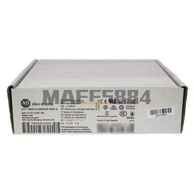 New Allen-Bradley 1606-XLSRED Redundancy Module, 480 W, 10-60V DC Input Voltage.