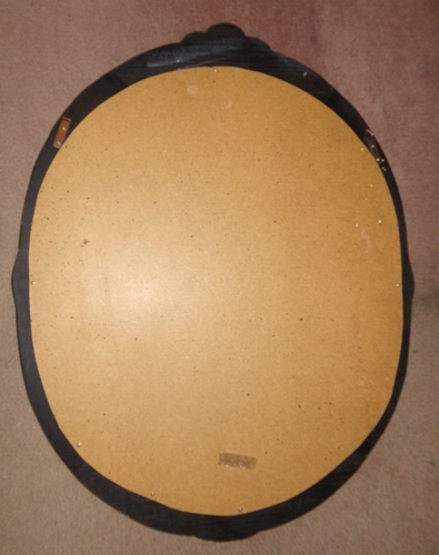 Antique Vtg Venetian Italian Beveled Glass Etched Cut Flower Wall Mirror - Picture 8 of 8