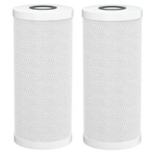 (2 PACK) Fil-Fresh 5 Micron 4.5"x20" CTO Carbon Water Filter Replacements