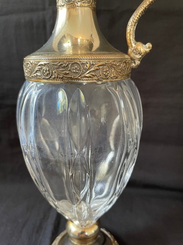 Carafe - Distillerie à boutons - Bologne Italie - G. Galbiati - Plaqué argent - - Photo 4 sur 8