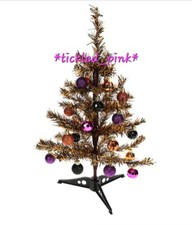 18" Mini Artificial Spooky Halloween Decorative Table Top Tree W/Base