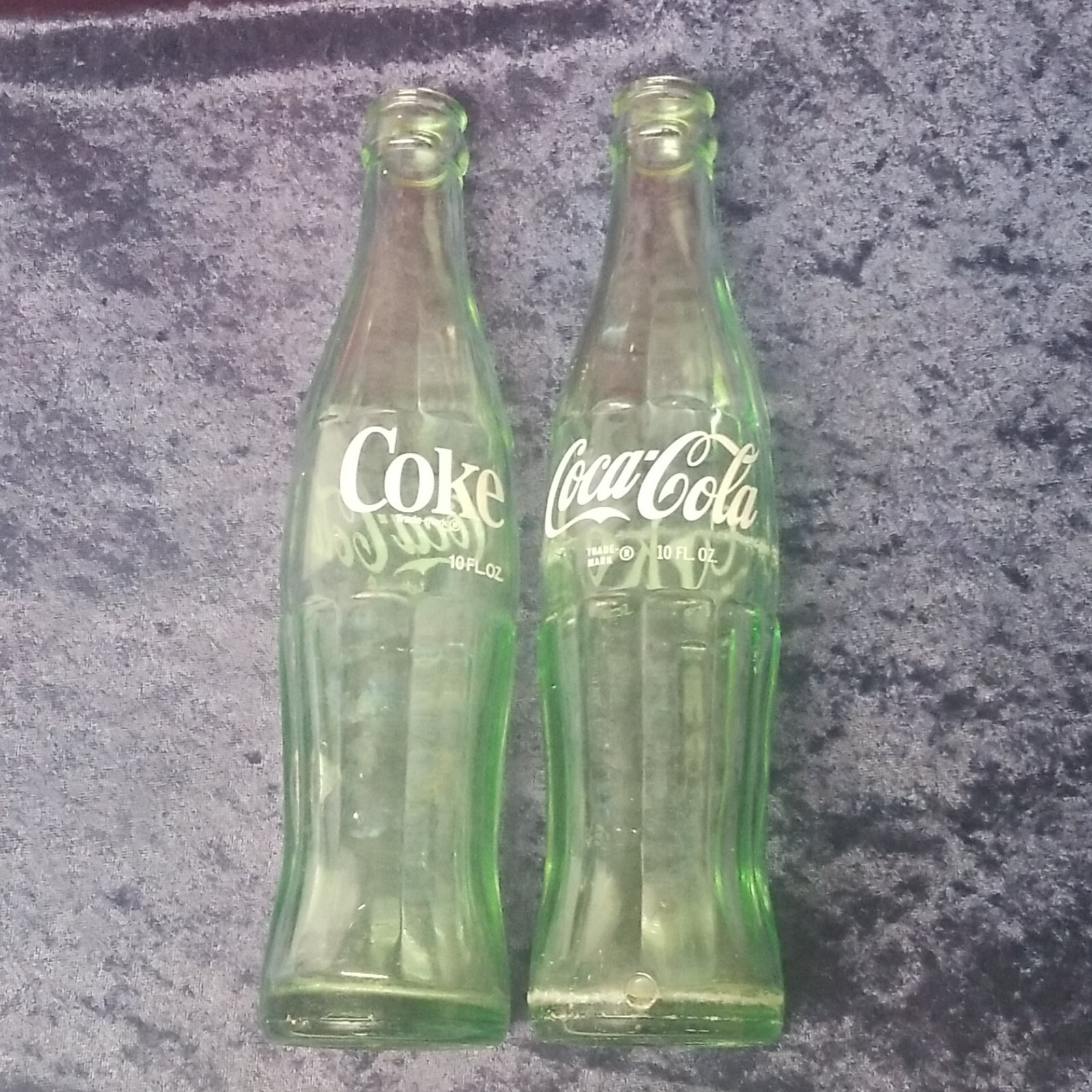 Greensboro Winston Salem ACL CocaCola Coke Empty Green Glass Bottles