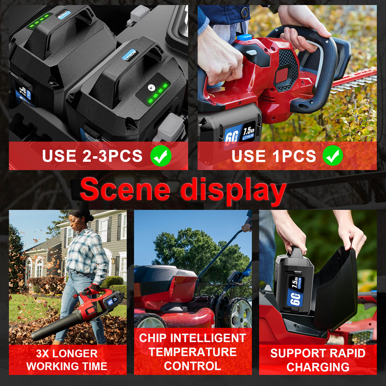 60V 7.5 Ah Lithium-ion Battery For ‎Toro 60Volt Flex-Force Power System L405 New