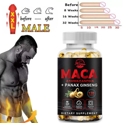 #1 BEST-MALE ENLARGER THICKER LONGER BIGGER 14'' GROWTH ENLARGEMENT 120 CAPSULES
