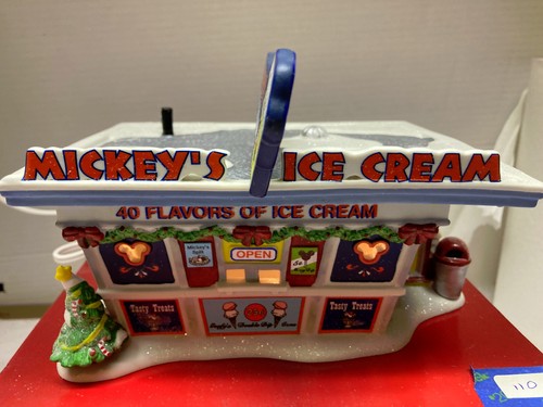 Department Dept 56 Mickey's Ice Cream Shop free shipping - Picture 2 of 6