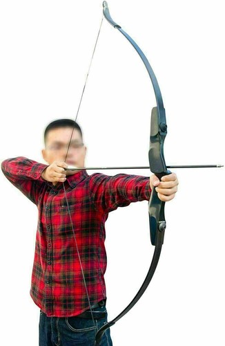 52'' Archery Bow and Arrow set 40Lbs Recurve Bow for Adults Beginners Right Hand - Picture 7 of 8