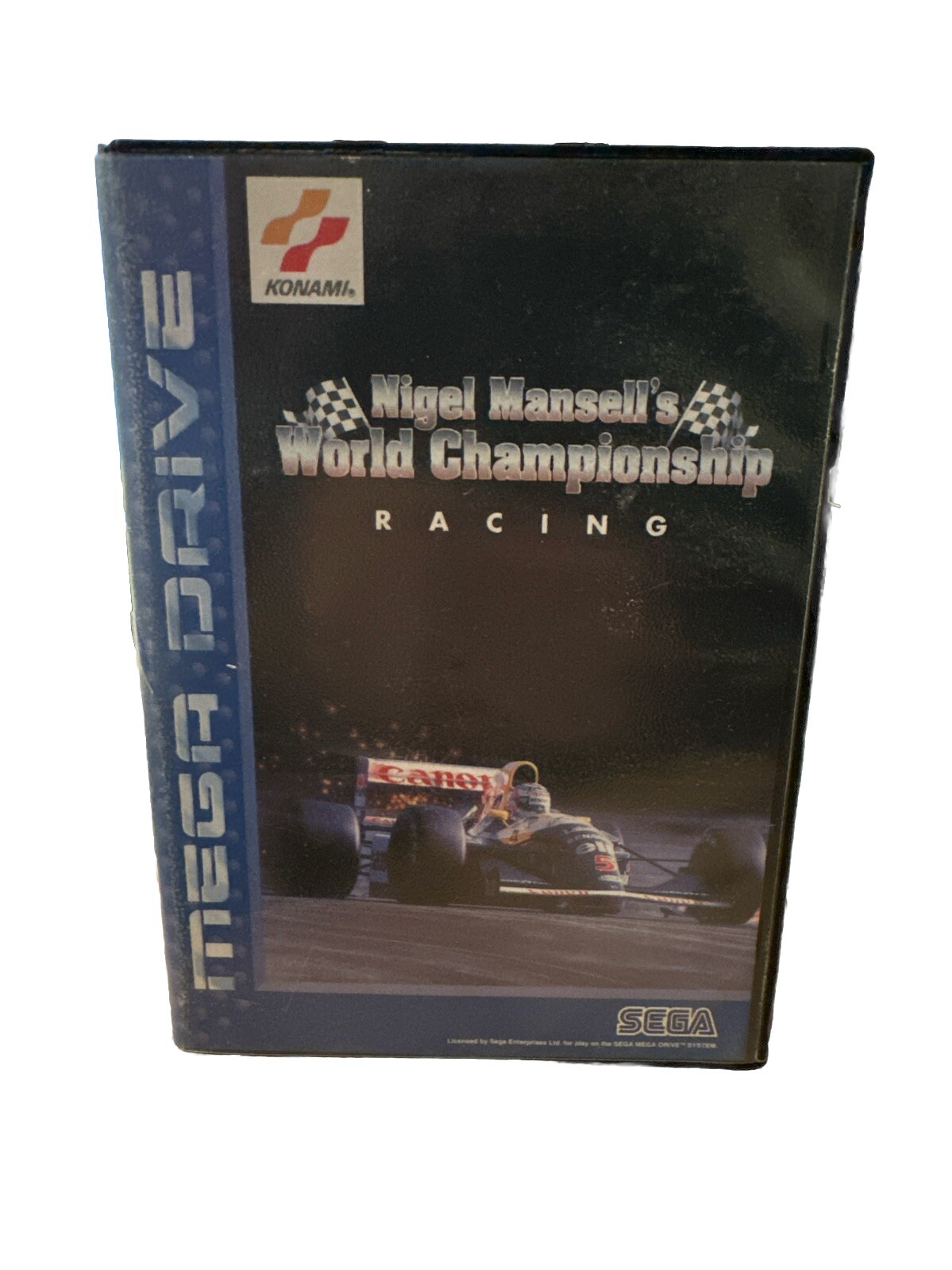 SEGA Mega Drive Spiel Nigel Mansell's World Championship Racing in OVP Anleitung