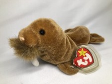 Ty Beanie Baby Paul The Walrus DOB February 23, 1999 Collectible Plush