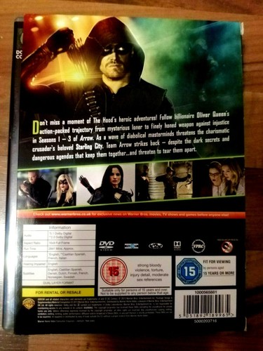 ARROW COMPLETE 3 SEASONS. 1, 2 and 3  DVD BOXSET - Picture 2 of 8
