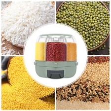 6 Barns Cereal Dispenser Rice Grain Dry Food Storage Container 360 Rotatable 8kg