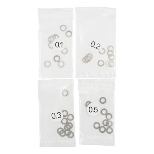 Shims  - Spacer Set, Stainless Steel 3x5mm 4 x 10 pieces for 1:10 1:12 RC use - Picture 1 of 2