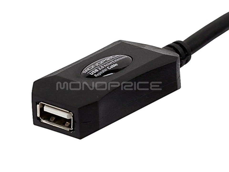 USB 2.0 Male to Female Active Extension/Repeater Cable - 16 Feet - Image 2 of 4