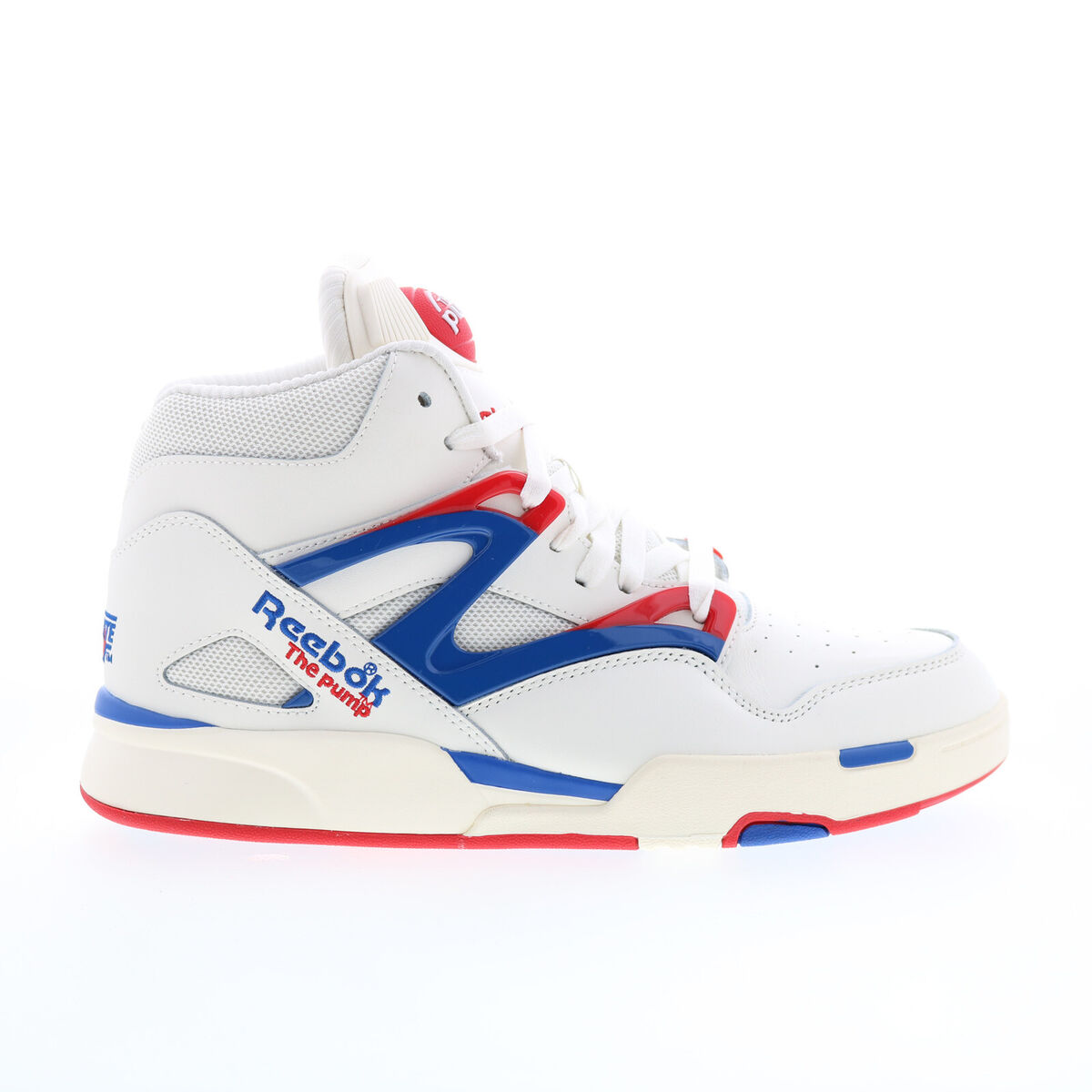 Reebok Pump Omni Zone II Mens Beige Leather Lifestyle Reebok Pump Omni Zone II Mens Beige Leather Lifestyle