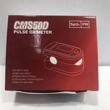 CMS50D Pulse Oximeter - 50dlred, NEW