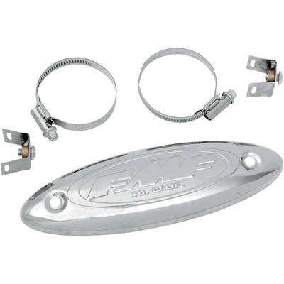 FMF Krümmerschutz Hitzeschutz Edelstahl 4-Takter 180mm Universal Anbaumaterial