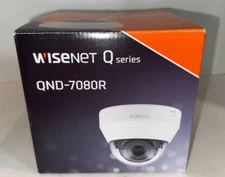 * Hanwha Techwin Wisenet QND-7080R 4MP Network IP Mini Dome Camera NEW