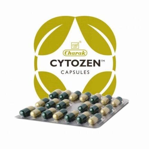 200 X Charak Cytozen Capsules for Liver Health - Pack of 10 X 20 Capsules Each