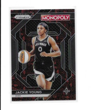 Jackie Young 2024 Panini Prizm Monopoly Red Classic Icons Prizm #WNBA15
