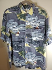 Original Island Sport Mens Shirt Size L Hawaiian