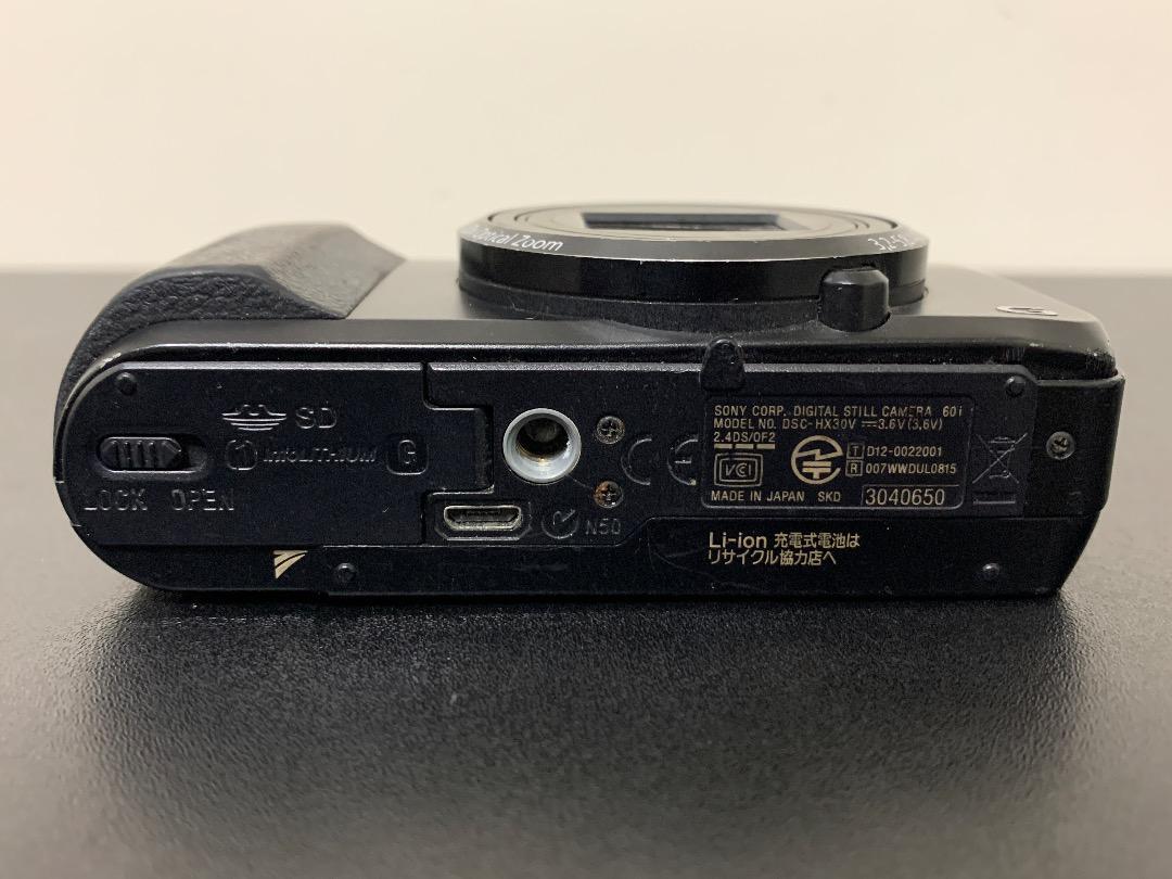Sony Cyber-shot DSC-HX30V Digital Camera Black - No Battery