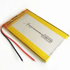 3.7V 3000mAh Lipo Li Polymer Rechargeable Battery 505080 For Tablet PC DVD GPS